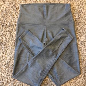 High Rise Onzie grey snake print leggings
